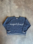 15th St Women's Newport Beach Striped Cuff Sweater  DENIM