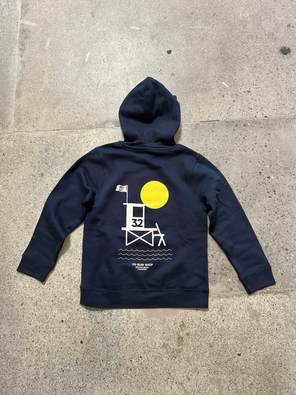 15th St KID'S No Black Ball Hoodie AT 32ND! NAVY