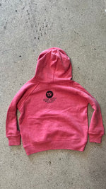 15th St KIDS Wedge Crew Hooded Fleece  RED HEATHER