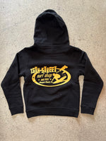 15th St KID'S Since '61 Hooded Pullover Fleece GOLD on BLACK