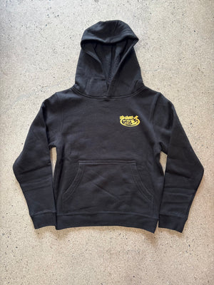 15th St KID'S Since '61 Hooded Pullover Fleece GOLD on BLACK