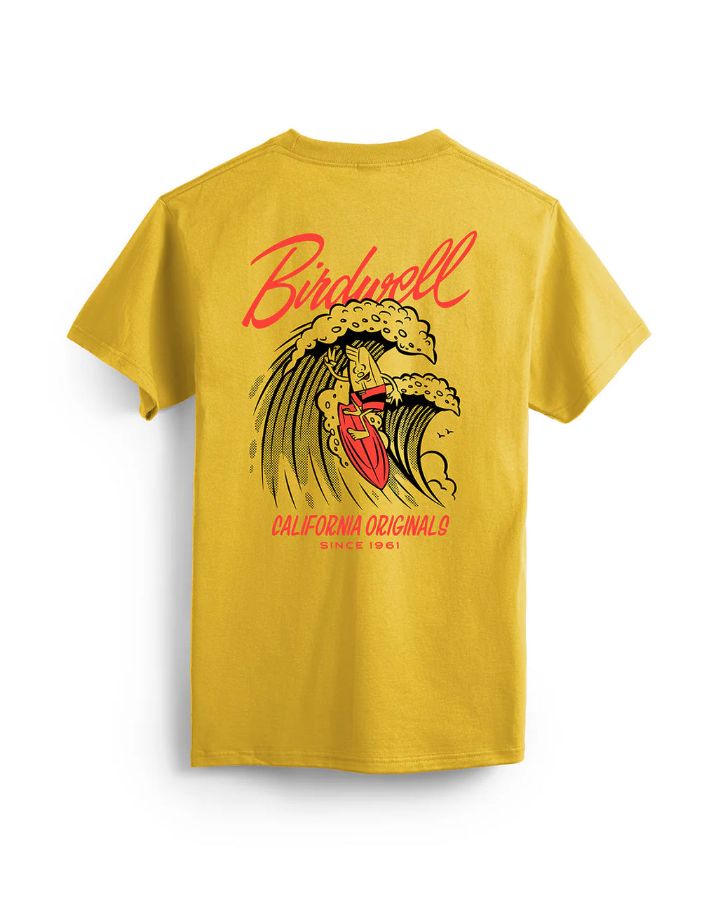 Birdwell Drop In Short Sleeve T-Shirt Yellow