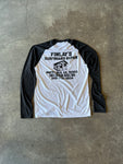 15th St Men's Finlay's Surfboard Repair Long Sleeve Raglan White/Black