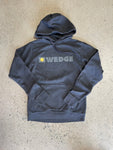 15th St Men's Wedge Crew Hooded Fleece  BLACK COAL
