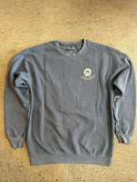 15th St Men's Wedge Mel "Lip Service" Crew Fleece  VINTAGE  BLUE