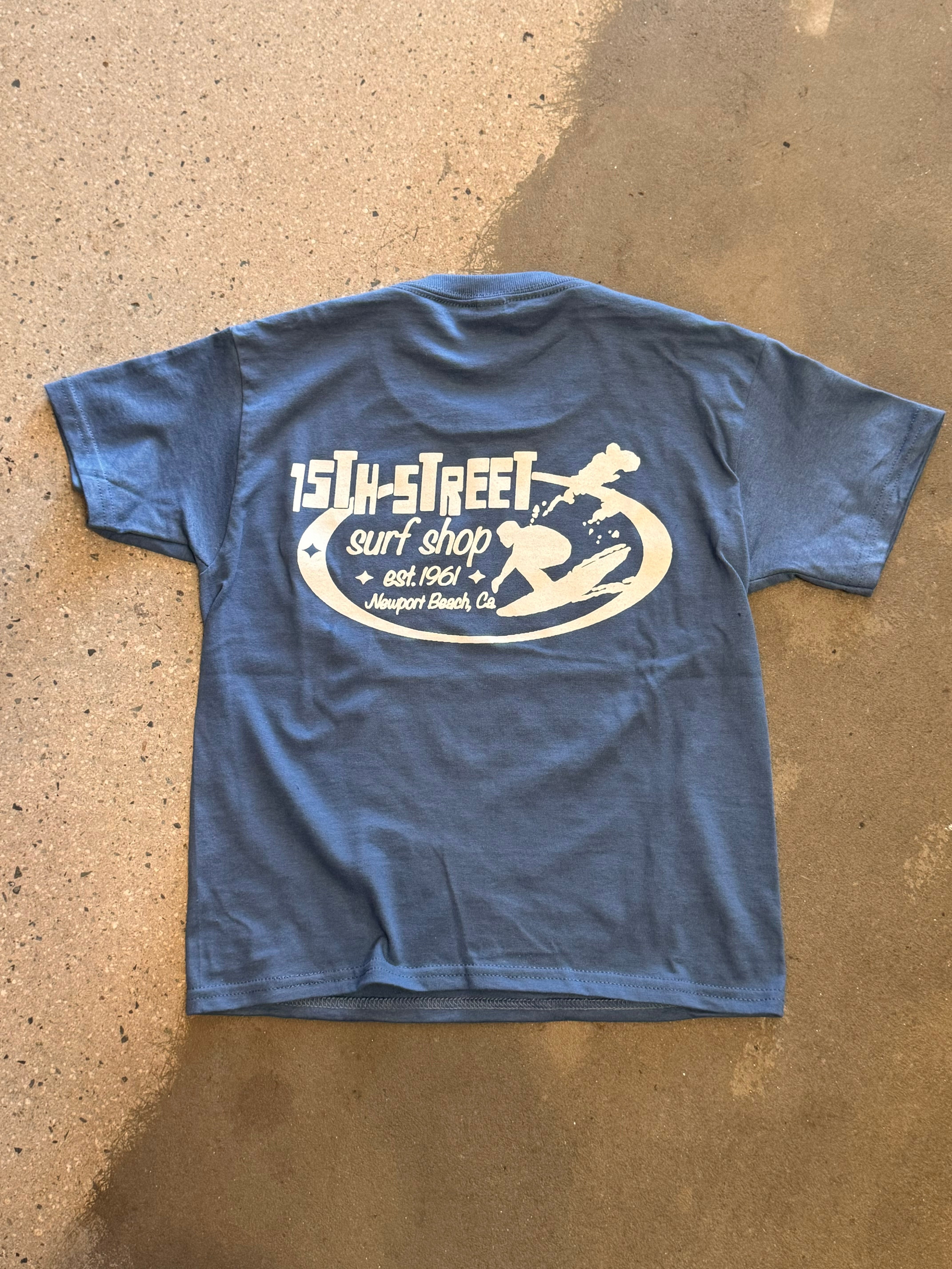 15th St KIDS Since 1961 Short Sleeve T-shirt WASHED ICY BLUE