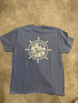 Newport Beach Historical Society Short Sleeve T-Shirt NAVY STEEL