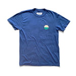 Slightly Choppy Shop Logo T- Shirt Blue