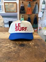 LE SURF Vintage Leisure Iconic Hat BLUE Bill