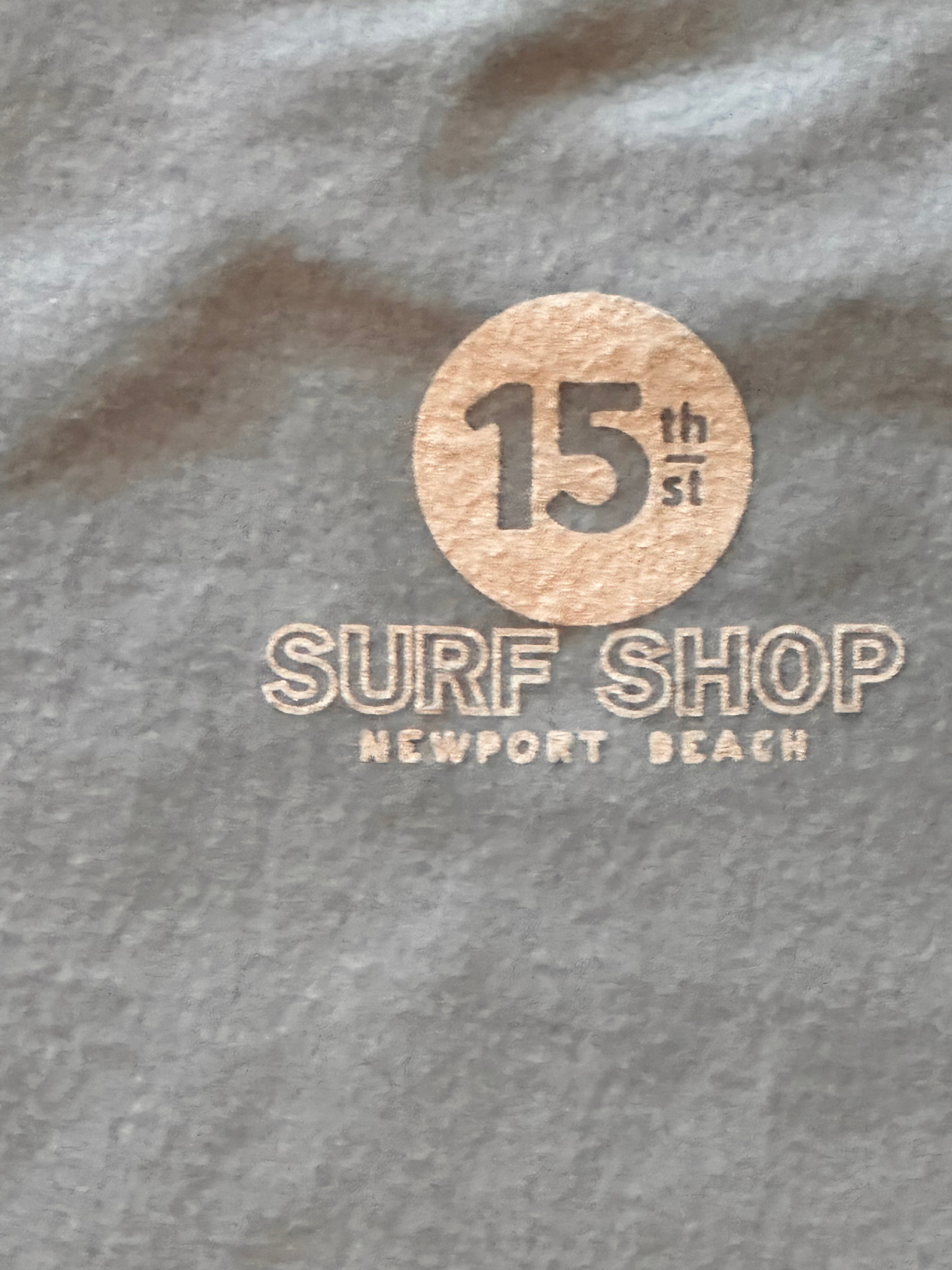 15th St Women's Newport Beach Crewneck Fleece  FUZZY SKY BLUE