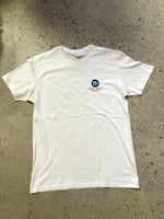 15th St Men's Wedge Mel "Lip Service" Short Sleeve T-Shirt  AMERICANA WHITE