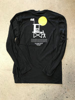 15th St Men's No Black Ball Long Sleeve T-Shirt BLACK