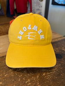 Newport Upside Down and Backward Cotton Twill Hat Golden Yellow