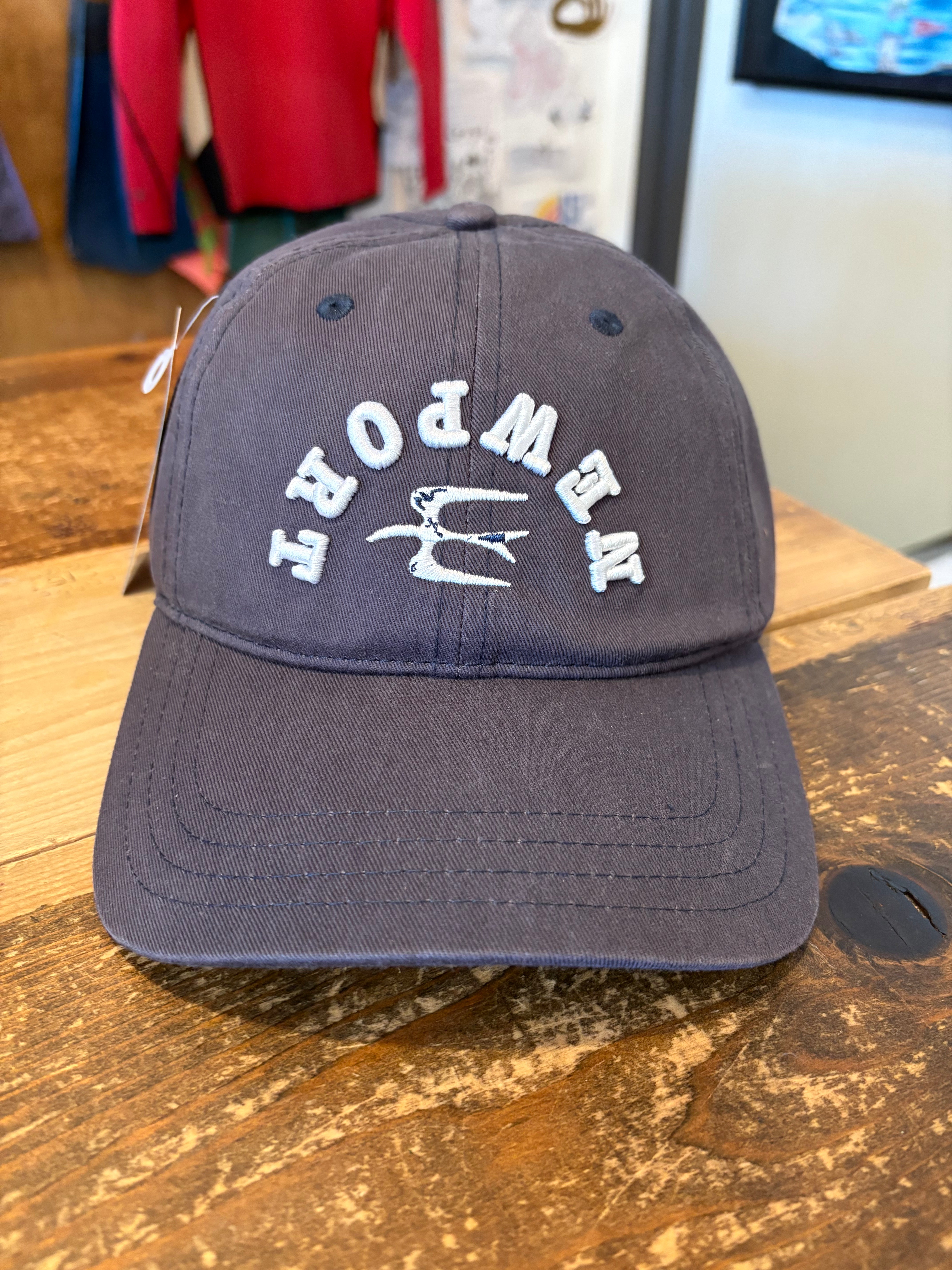Newport Upside Down and Backward Cotton Twill Hat Golden Washed Slate