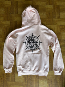 Newport Beach Historical Society Hooded Fleece BLUSH PINK