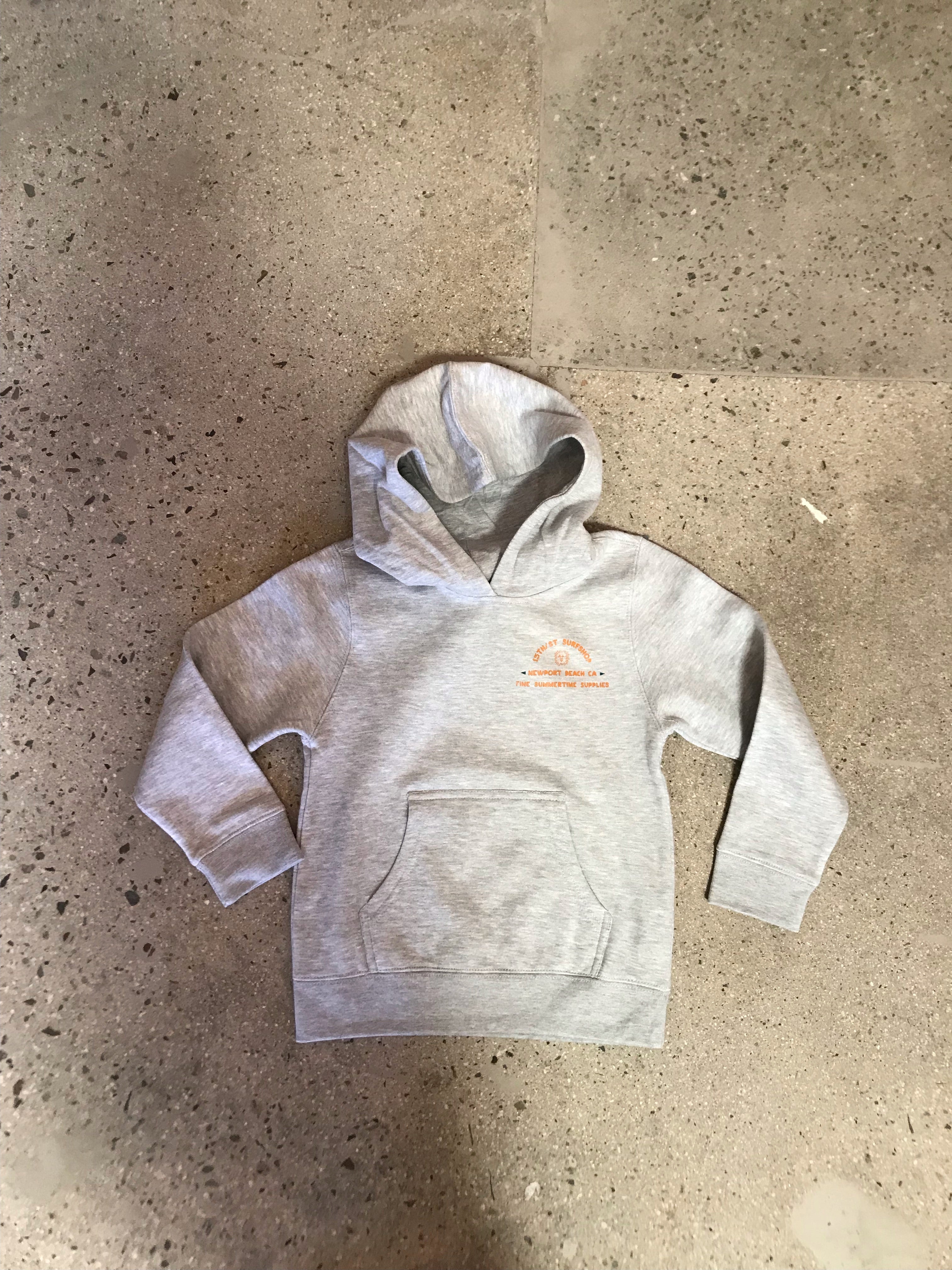 15th St KIDS Summertime Supplies Hoodie Grey Heather