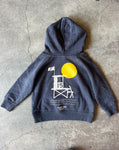 15th St KID'S No Black Ball Hoodie WASHED BLACK
