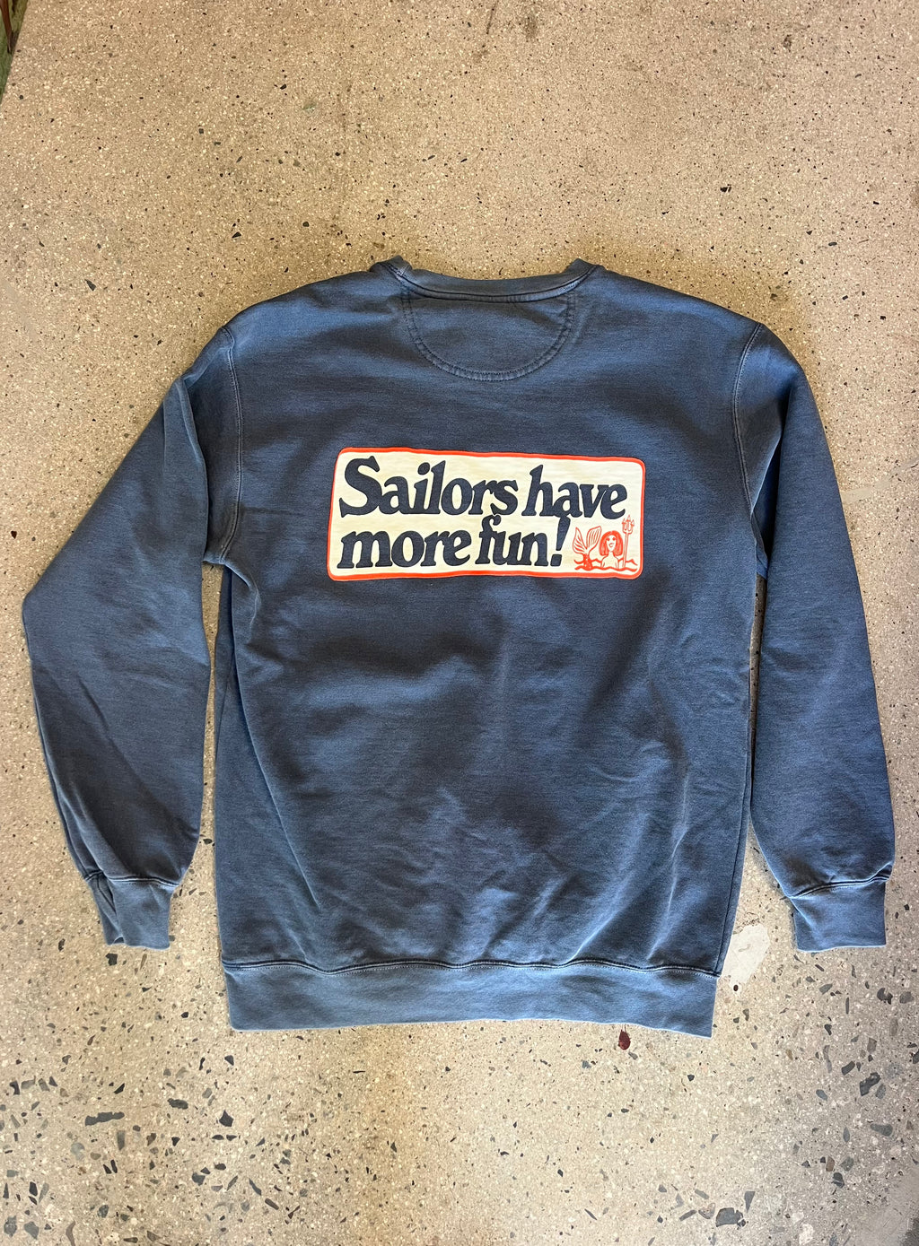 15th St Men's Sailors Have More Fun CrewneckFleece NAVY