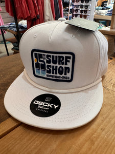 15th St GROOVY DRIP 5-Panel Rope Hat WHITE