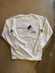 15th St Men's Matt Allen Art of Jared Mell Crewneck WHITE