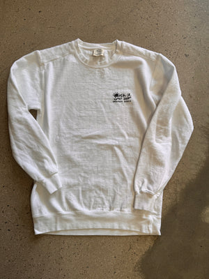 15th St Men's Matt Allen Art of Jared Mell Crewneck WHITE