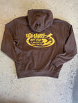 15th St Men's SINCE 61 Hooded Pullover Fleece  BROWN CHOCOLATE