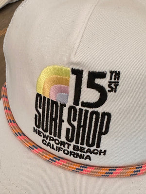 15th St Surf Shop Rainbow Embroidered Adult Rope Hat VARIOUS COLORS