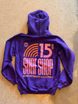 15th St KIDS OCEAN BLUSH POP RAINBOW  Fleece Hoodie PURPLE