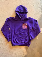 15th St KIDS OCEAN BLUSH POP RAINBOW  Fleece Hoodie PURPLE