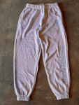 15th St WOMEN'S Newport Beach Scrunch Bottoms Fleece Joggers BABY BLUE on DOVE HEATHER