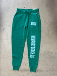 15th St Women's Groovy Drip Scrunch Bottom Joggers BABY BLUE on GREEN