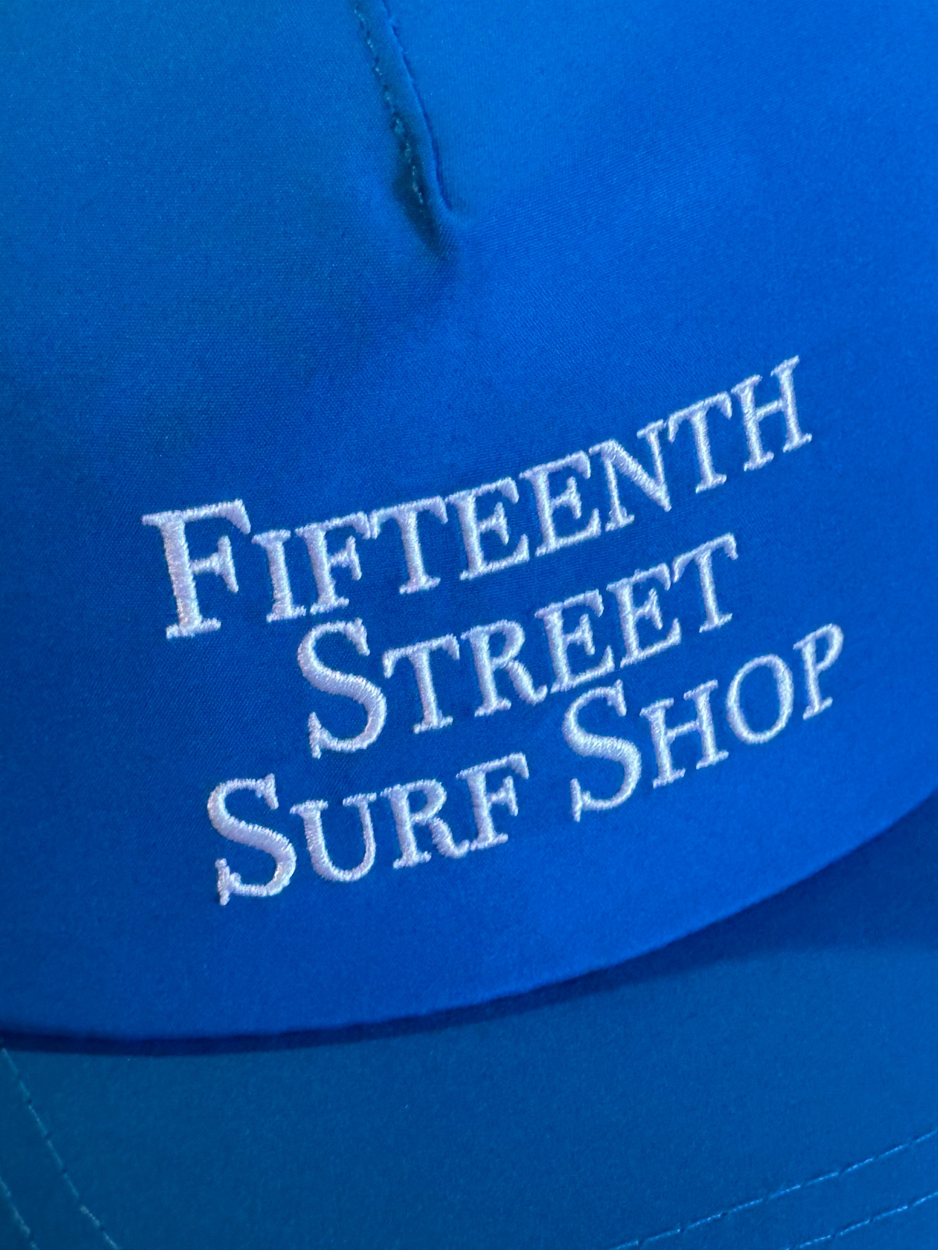 15th St Surf Shop Typeset Embroidered Adult Hat VARIOUS COLORS