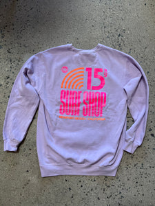 15th St Men's OCEAN BLUSH POP RAINBOW Crew Fleece