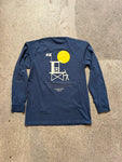 15th St Men's No Black Ball Long Sleeve T-Shirt AT 32ND ST!  NAVY