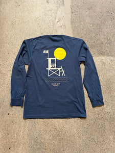 15th St Men's No Black Ball Long Sleeve T-Shirt AT 32ND ST!  NAVY