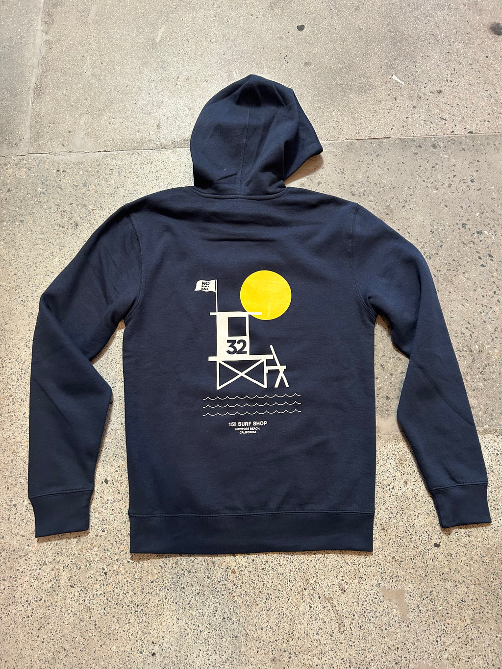 15th St Men's No Black Ball Pull Over Hoodie AT 32ND ST!  NAVY