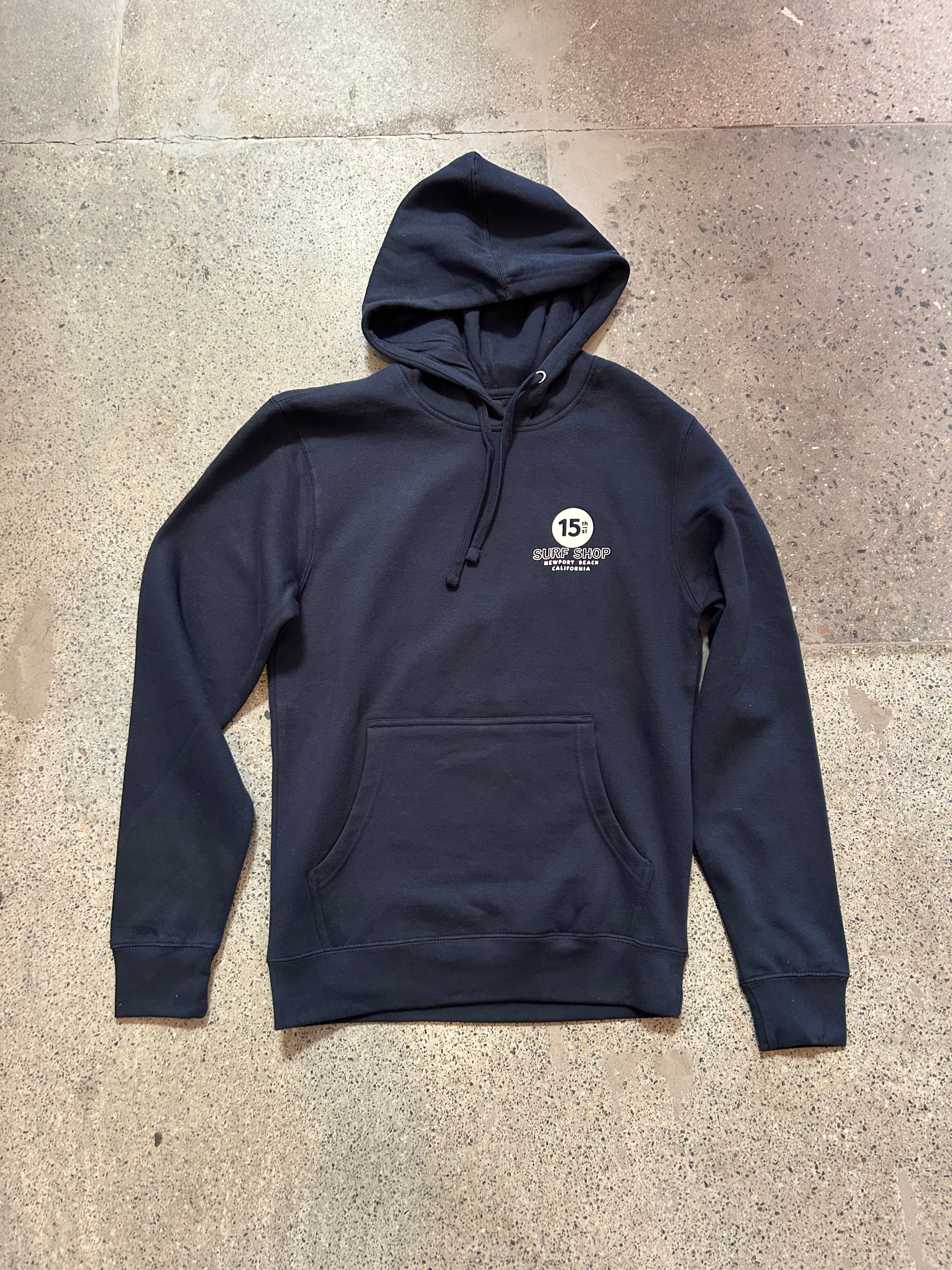 15th St Men's No Black Ball Pull Over Hoodie AT 32ND ST!  NAVY