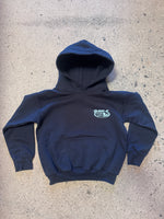15th St KID'S Since '61 Hooded Pullover Fleece Lt Blue on Navy