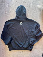 15th St Men's WEDGE CREW Hooded Fleece  DEEP BLACK