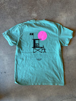 15th St Men's No Black Ball Short Sleeve T-Shirt  VINTAGE WASH SEA FOAM