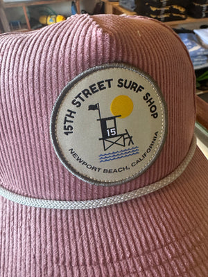 15th St LIFEGUARD TOWER Corduroy Rope Hat MULTIPLE COLORS!