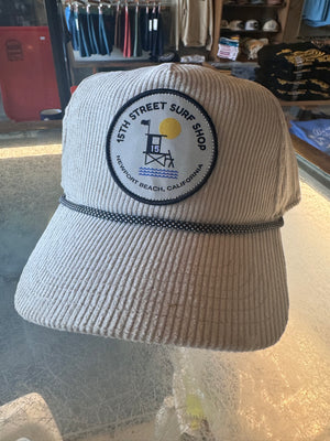 15th St LIFEGUARD TOWER Corduroy Rope Hat MULTIPLE COLORS!