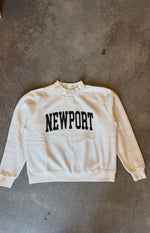 Newport Beach Women's Mockneck Princes Diana Fleece Soft White