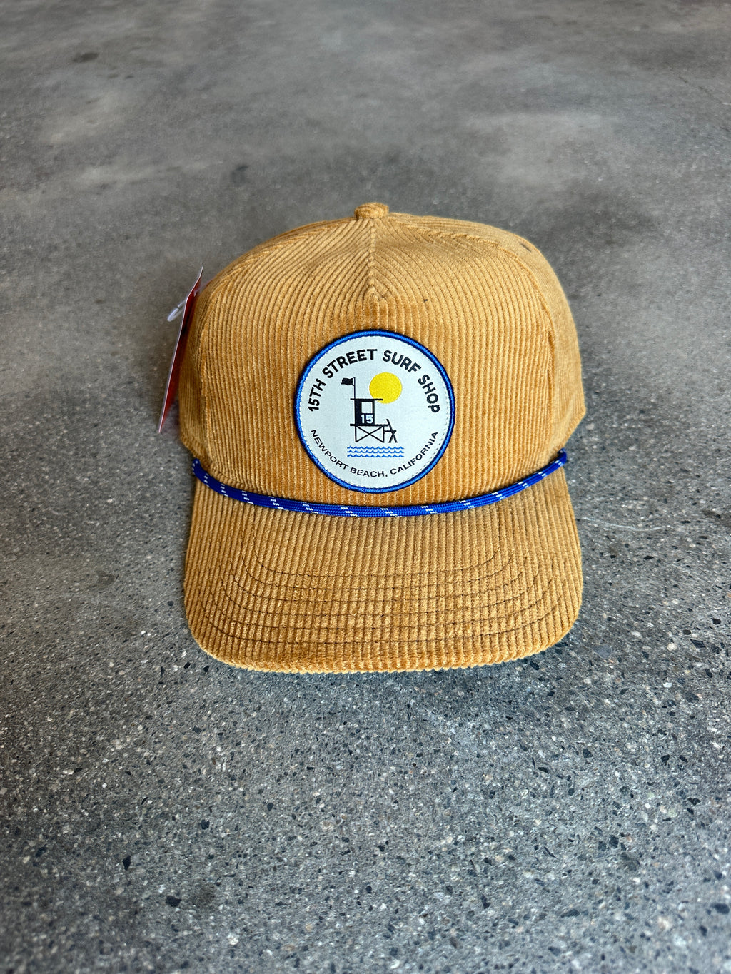 15th St Surf Shop Tower Design Soft Corduroy Hat MULTIPLE COLORS!