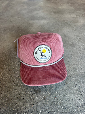 15th St Surf Shop Tower Design Soft Corduroy Hat MULTIPLE COLORS!