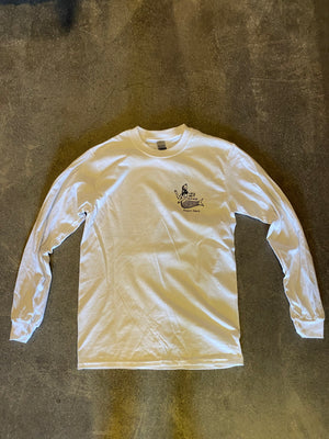 15th St Men's FishMan Long Sleeve T-Shirt  IVORY