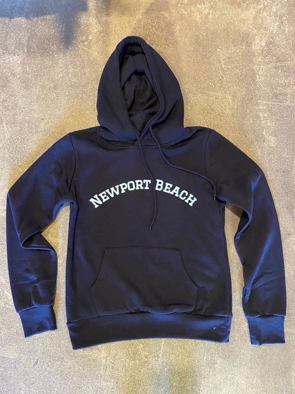 15th St Women's Newport Beach Hooded Fleece  CORNFLOWER BLUE on NAVY