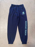 15th St Women's Newport Beach Sweatpants CORNFLOWER BLUE on NAVY