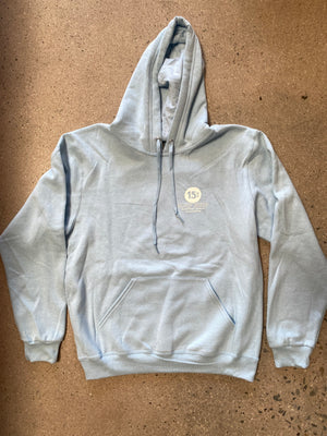 15th St Men's No Black Ball Hoodie  LIGHT HEATHER SKY BLUE