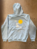 15th St Men's No Black Ball Hoodie  LIGHT HEATHER SKY BLUE